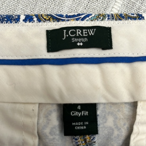 J CREW Paisley Print Women Shorts - Picture 3 of 3